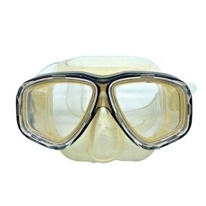 Dive/Snorkel Mask, Black/Clear, good used condition,‎ adjustable